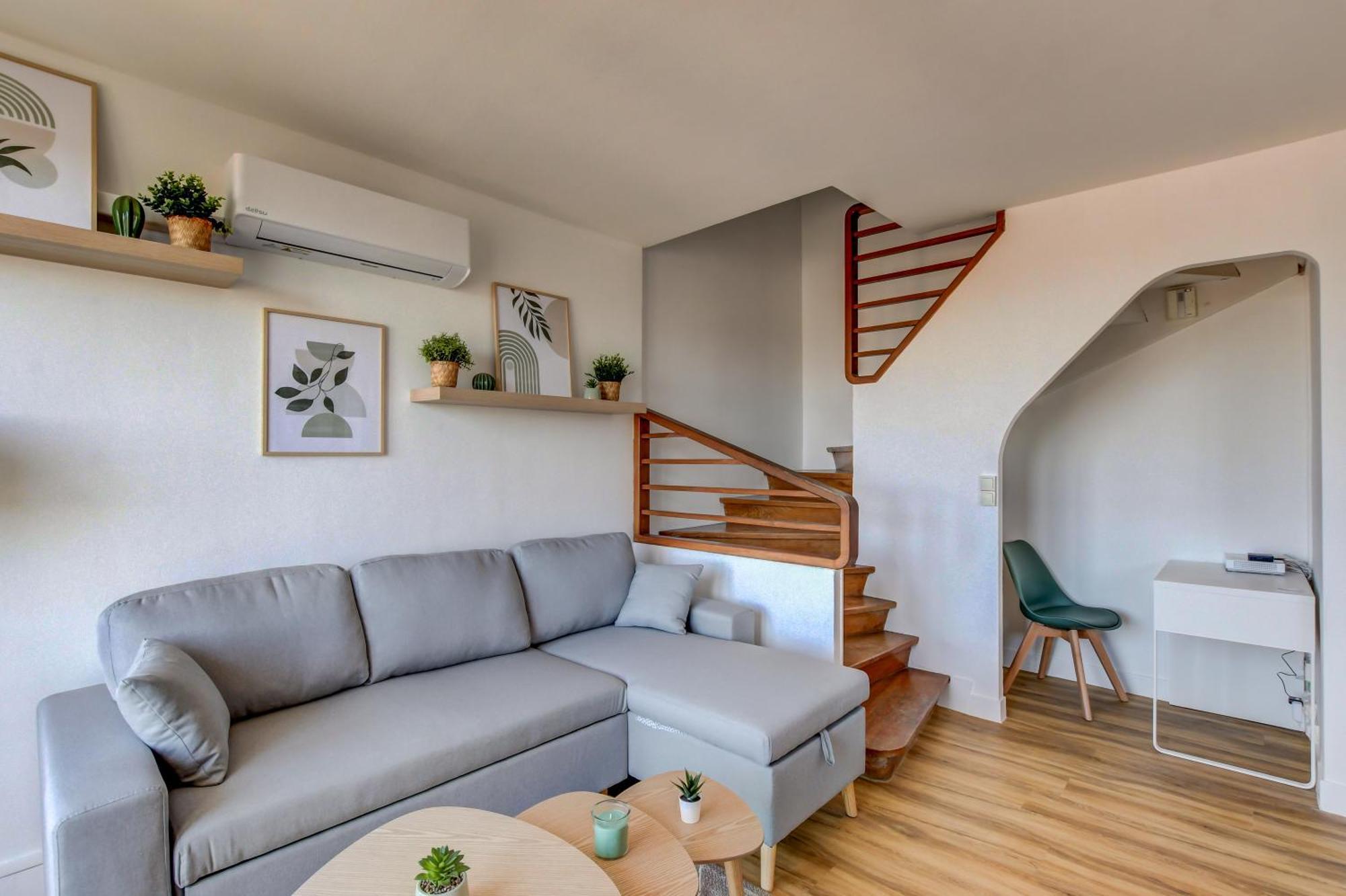 Sunset Duplex - Grand-Rond, Jardin Des Plantes, Centre-Ville, 2 Bdrs 60M2, Ac, Free Public Car Park 200M Away, Netflix - T3 60M2 Avec Clim, Parking Public Gratuit A 200M Toulouse Buitenkant foto