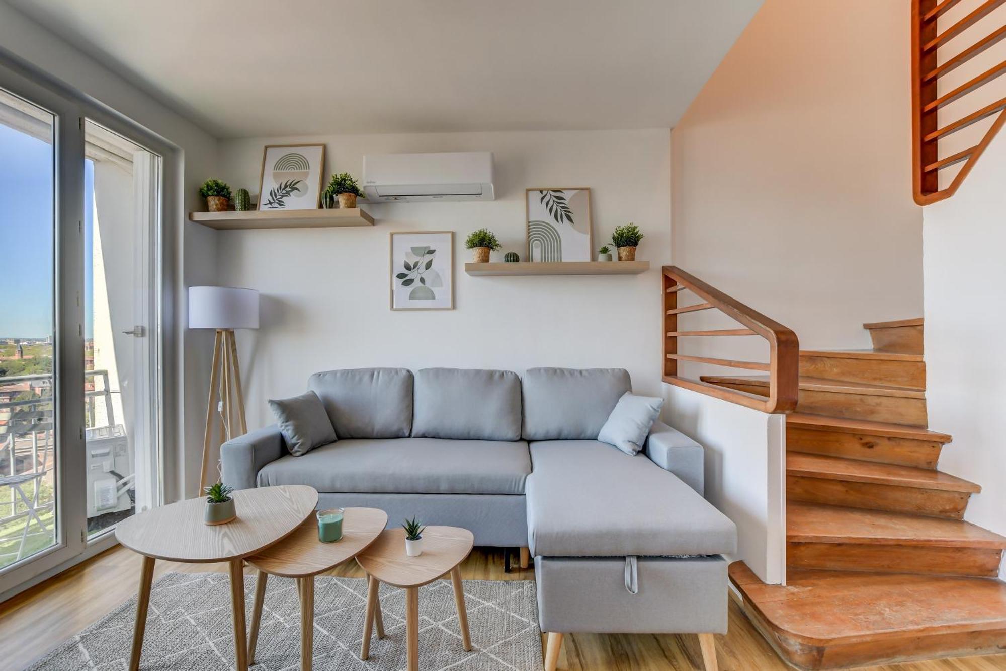 Sunset Duplex - Grand-Rond, Jardin Des Plantes, Centre-Ville, 2 Bdrs 60M2, Ac, Free Public Car Park 200M Away, Netflix - T3 60M2 Avec Clim, Parking Public Gratuit A 200M Toulouse Buitenkant foto